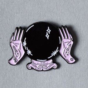 Gypsy Warrior Fortune Teller Enamel Pin